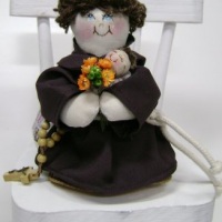 Mini Santo Antonio com pé