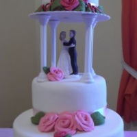 Bolos de casamento cenográfico