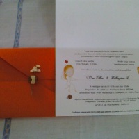 Convite de casamento aberto