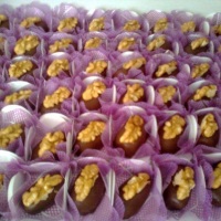 Camafeu de nozes (chocolate)