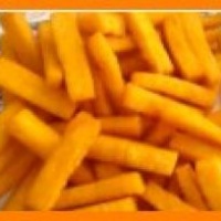 Deliciosa pipoca, polenta frita e batatinhas..