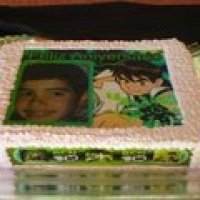 Papel arroz personalizado e faixa lateral