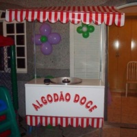 maquina de algodão doce com monitor