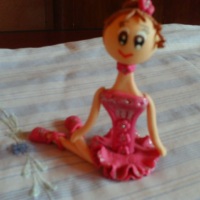 bailarina topo bolo