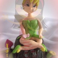 Topo de Bolo Sininho “TinkerBell”