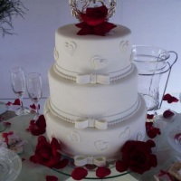 Bolo cenográfico casamento