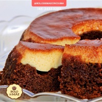 Bolo de Chocolate com Pudim