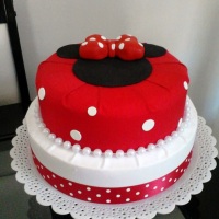 Aluguel de Bolo Minnie Vermelha Apenas R$30