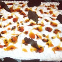 Bolo Maracujá com chocolate