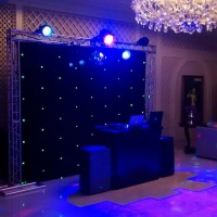 Estrutura com Cortinas de Led ( Balada Glow )- Box Truss