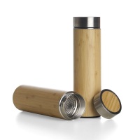 Garrafa Bambu Térmica 500ml com Infusor Personalizado