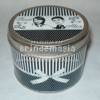 Lembrancinha para Casamento - Latinha Personalizada, temos várias outras opções.