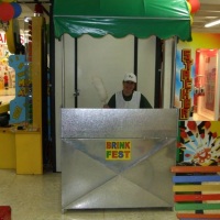 Algodão Doce na área de diversão do  Bauru Shopping.