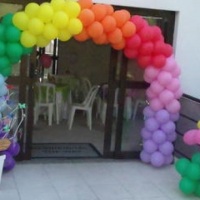 Arco de bexigas.