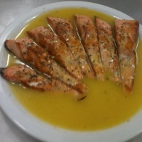 salmom ao molho de maacujá