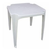 Mesa de plástico quadrada.(70x70cm)
