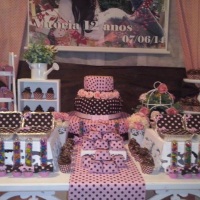 Mesa decoração Provençal
