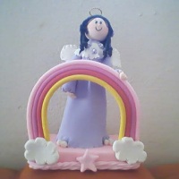 topo de bolo tema anjo