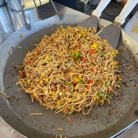 macarrão na chapa