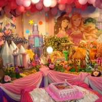 castelo diamante - barbie > r$ 400,00