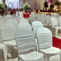 Decoração de cadeiras dos formandos
