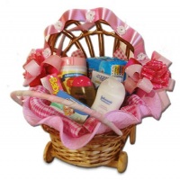 Cesta Chá Bebê (Rosa ou Azul)