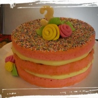 Naked cake.