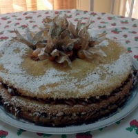 Naked Cake de Ameixa com doce de leite