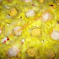 Mini trufinhas rosinhas.