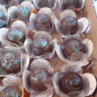 Trufas purpurinadas