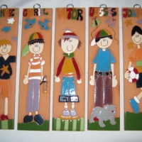 Placas personalizadas meninos