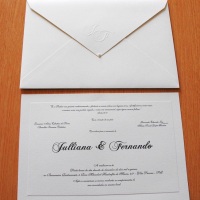 Convite de Casamento Clássico