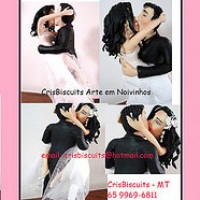 noivos caricaturados