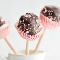 Marshmalow no palito decorado