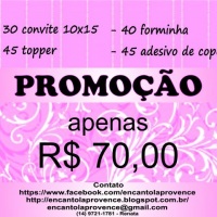 Promoção de Personalizados