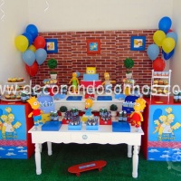 Decoração Simpsons