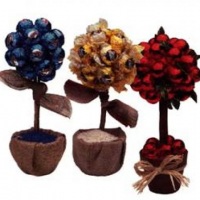 topiaria com bombons
