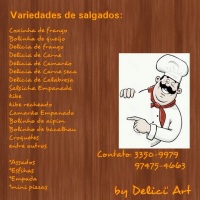 Variedade de salgados
