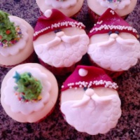 Cup cake 3d Natal