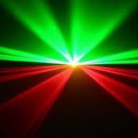 Super Laser verde e vermelho