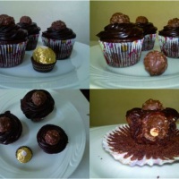 Cupcakes Ferrero Rocher
