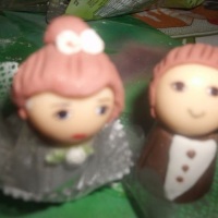 Noivinhos de chocolate.