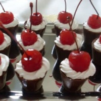 Copinhos de chocolates