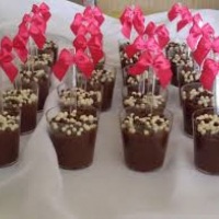 Brigadeiro no copinho