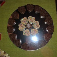 Doces de chocolate