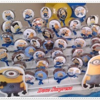 Piruliteiro de chocolachas personalizadas meu malvado favorito.