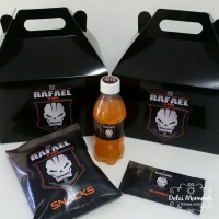 Lembrancinha Aniversário 13 Anos - Tema Call of Duty
Kit sobrevivência com mini salgadinho, chocola