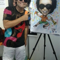CARICATURA EM CAMISA AO VIVO