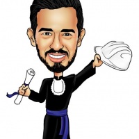 CARICATURA DIGITAL DE FORMANDO POR ENCOMENDA