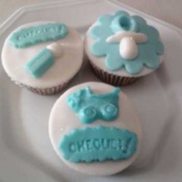 Cupcake chá be bebê e maternidade